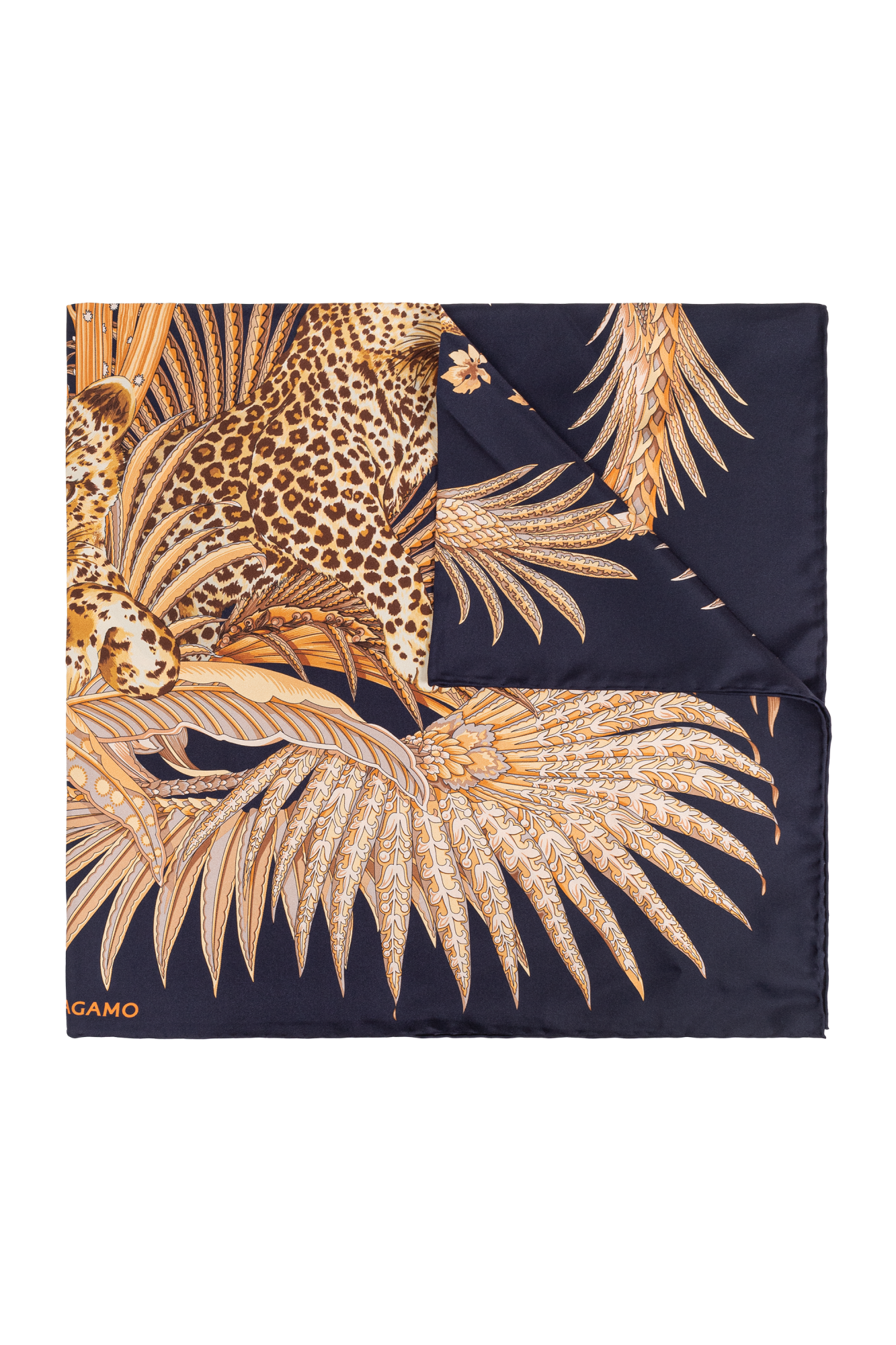 FERRAGAMO Silk scarf with print | Women's Accessories | Vitkac